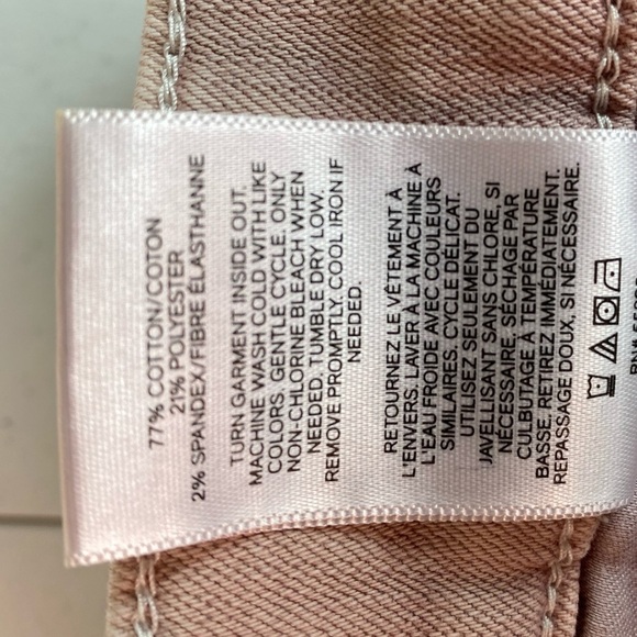 Express High Rise Pink Ankle Leggings - Picture 4 of 6